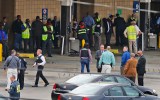 Police and rescue official on scene.