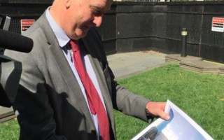 Planning Minister Richard Wynne says the building will become a city landmark.