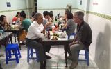 President Obama with celebrity chef Anthony Bourdain.