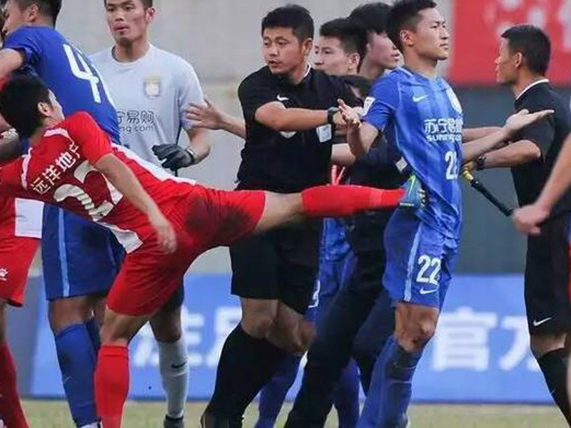 Chinese soccer brawl