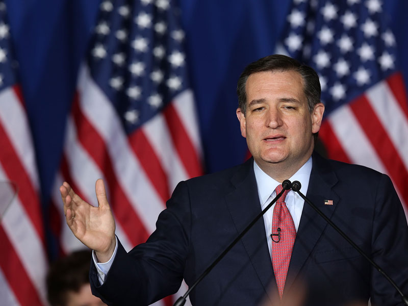 Mr Cruz has suspended his campaign.