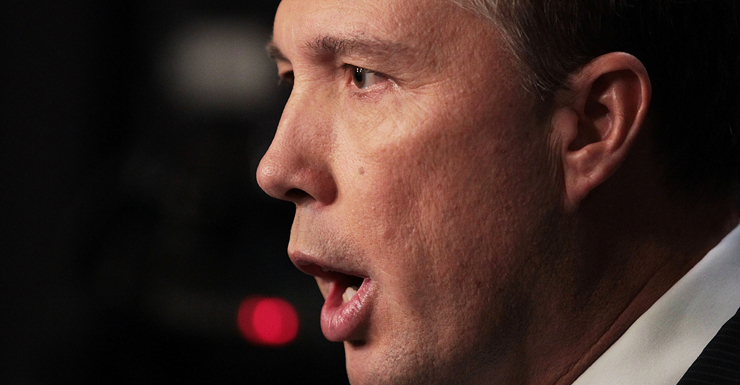 peter dutton speaks
