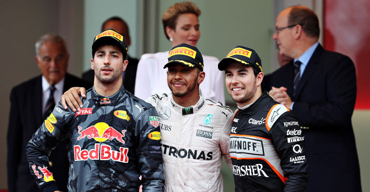 Ricciardo was in no mood to pose for photos.