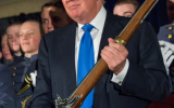 Donald Trump is about to meet with the National Rifle Association. Photo: Getty.