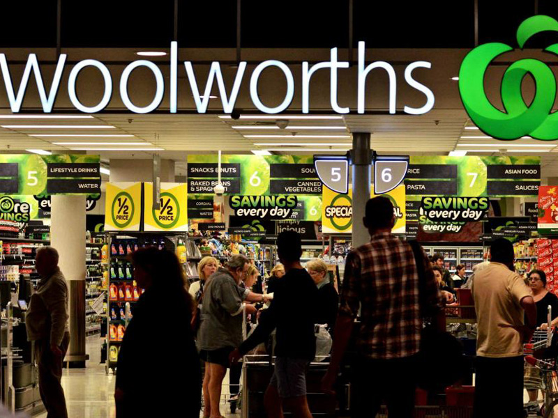 Woolworths' third quarter sales fall 0.3 per cent overall.