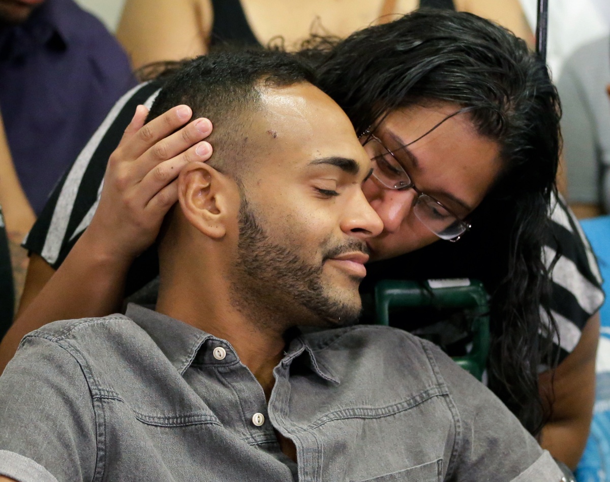 Survivor Angel Colon.
