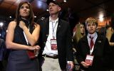 David French, centre, the man who will try to stop Trump.