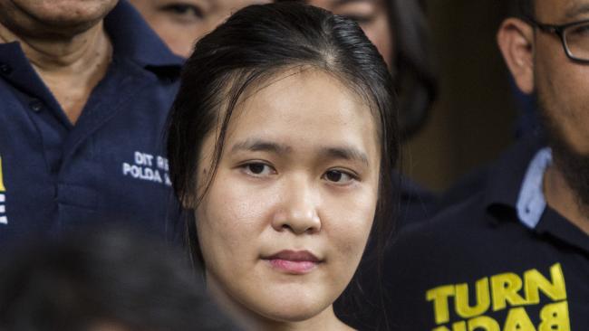 Jessica Wongso accused of killing friend Mirna Salihin, who died in January.