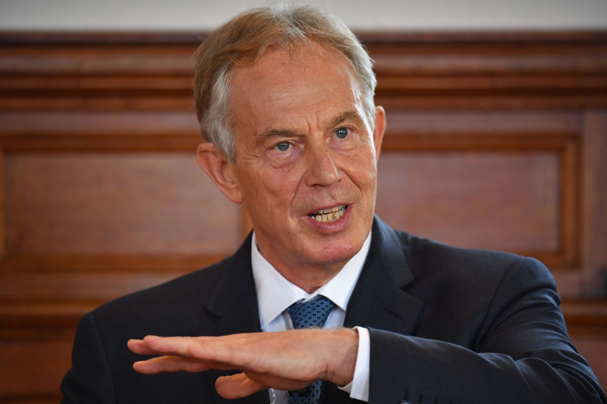Tony Blair who has said Britain should keep its "options open" over leaving the EU.
