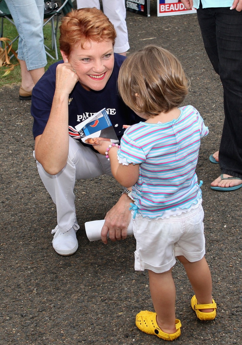 Pauline Hanson says parents should think twice before vaccinating their children.