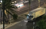 The cargo truck drove into a crowd at the Promenade des Anglais.