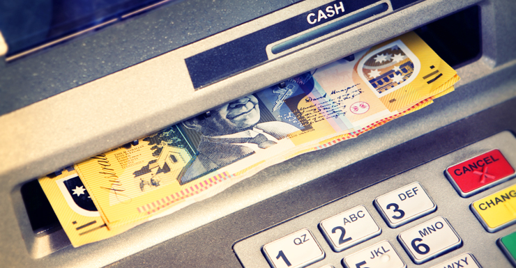 atm teller machine cash withdrawal