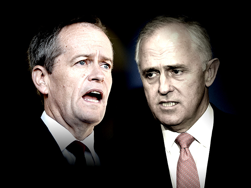 Malcolm Turnbull and Bill Shorten