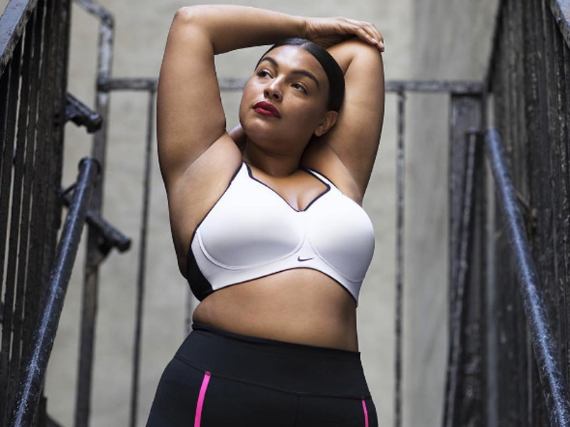 nike plus sized model
