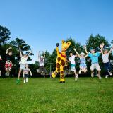 Healthy Harold with kids