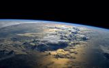 Sunrise over the planet.