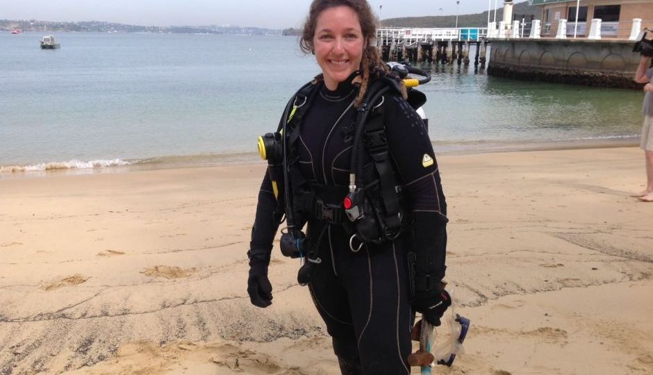 Marine scientist Samantha Goyen