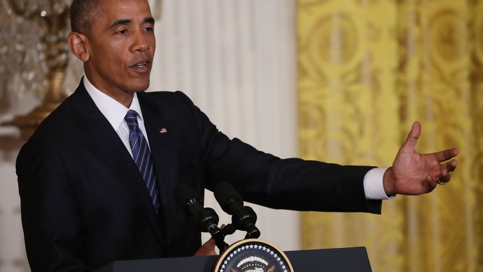 President Obama speaks about Donald Trump's unsuitability for the White House