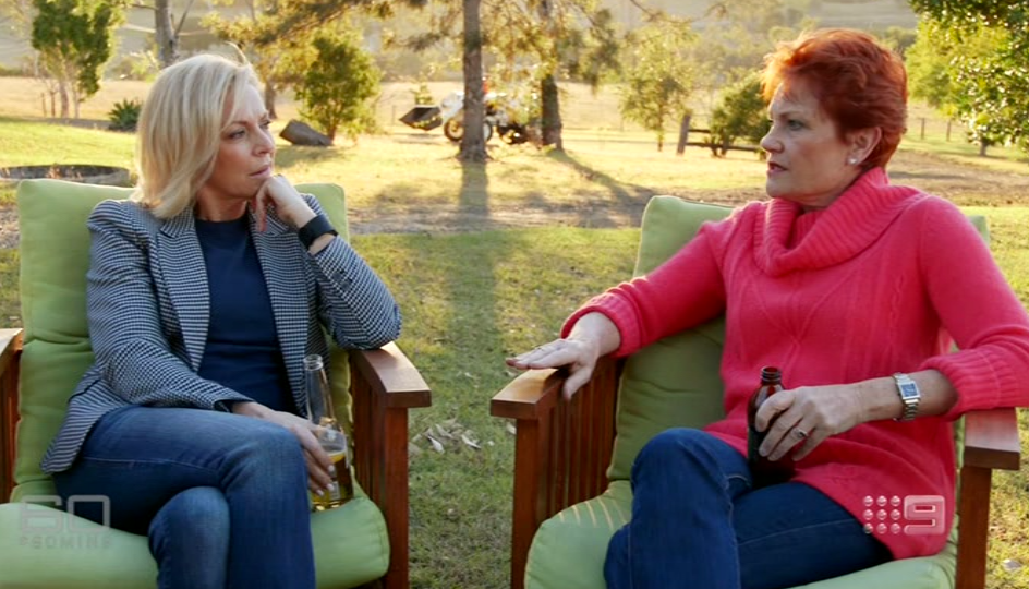 pauline hanson 60 minutes