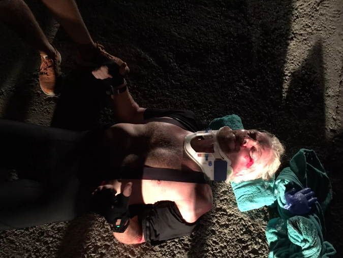 richard branson bike crash