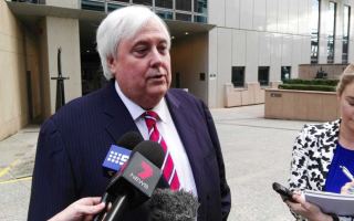 Clive Palmer outside court