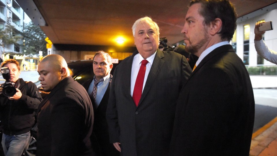 Clive Palmer security