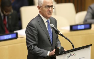 Malcolm Turnbull UN