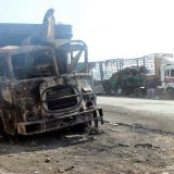 aid convoy attacked Syria