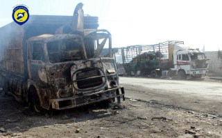 aid convoy attacked Syria