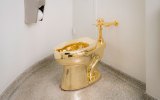 Guggenheim gold toilet