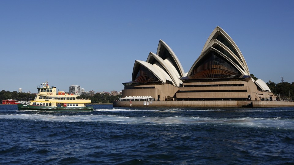 Ferry in Sydney Harbour