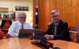 Malcolm Turnbull and Martin Parkinson