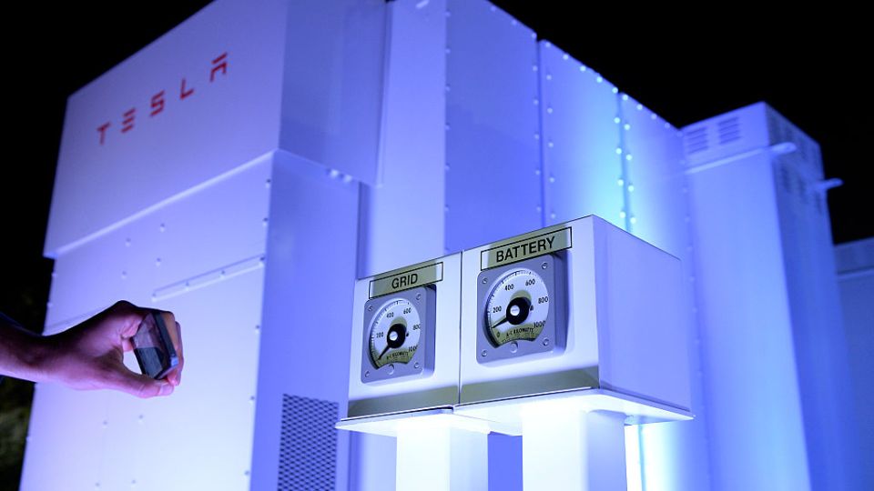tesla battery launch