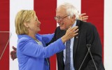 Clinton and Sanders