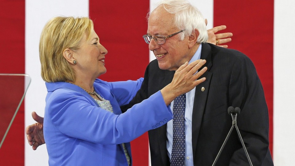Clinton and Sanders
