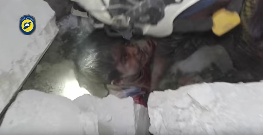 aleppo boy rescued
