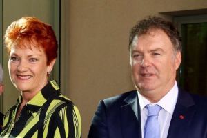 Rod Culleton with One Nation party leader Pauline Hanson
