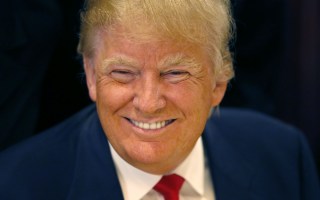 donald trump smile