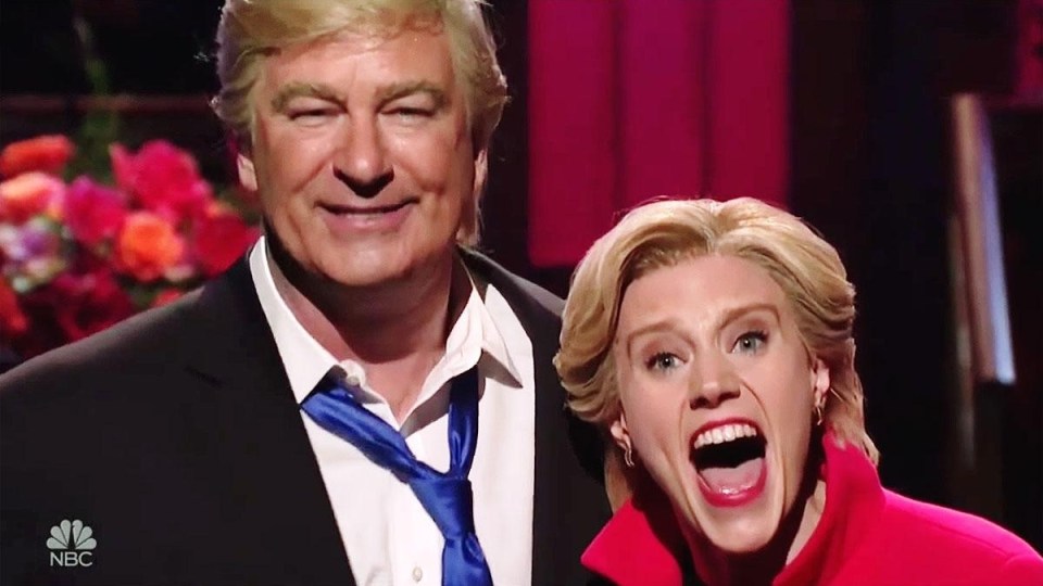 SNL Clinton Trump parody