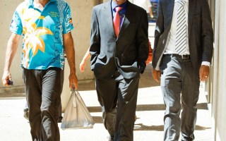 Lex Wotton outside court