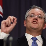 Scott Morrison delivers the MYEFO