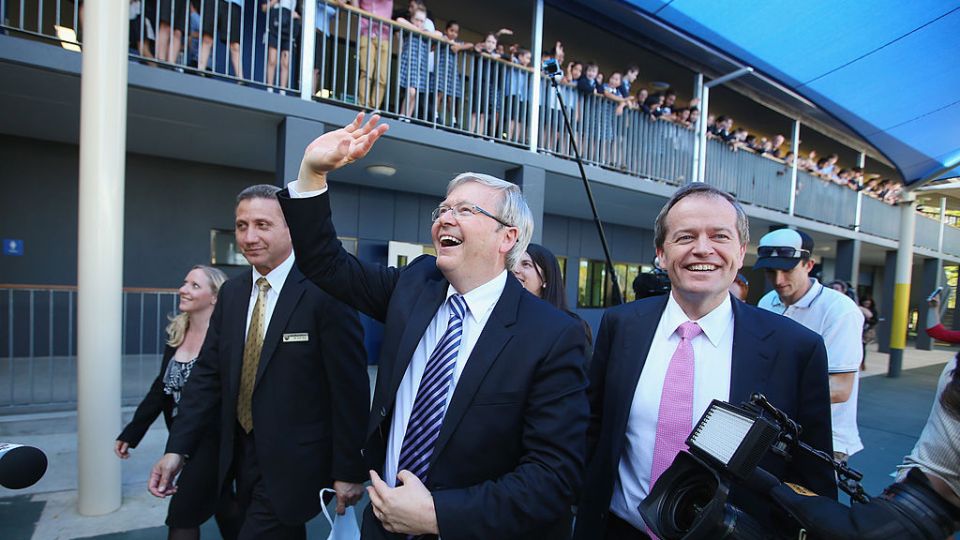 KEvin Rudd has crack at Bill Shorten