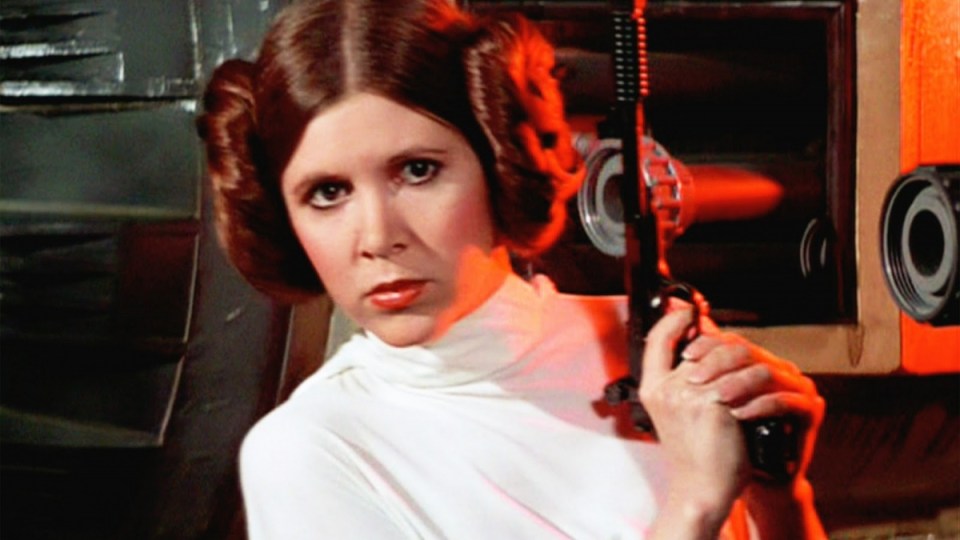 carrie fisher pricess leia