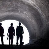 workers tunnel