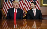 trump and ryan during tariffs talks