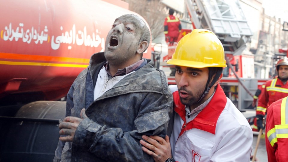 Tehran building collapse