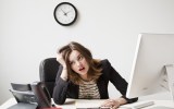 Tired worker