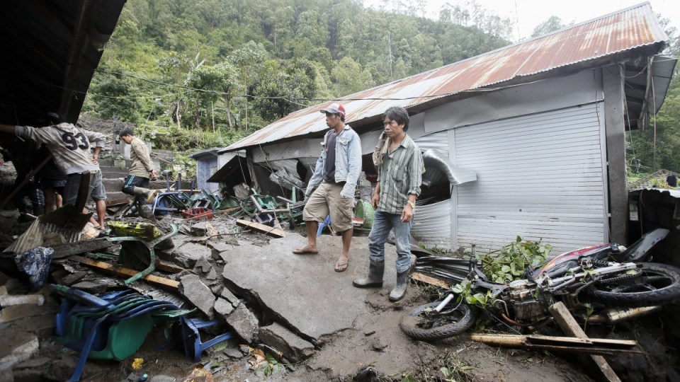 Bali landslides
