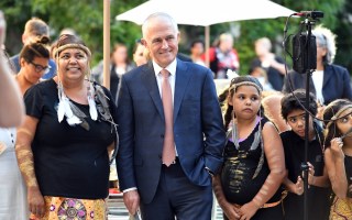 Malcolm Turnbull at Indigenous event