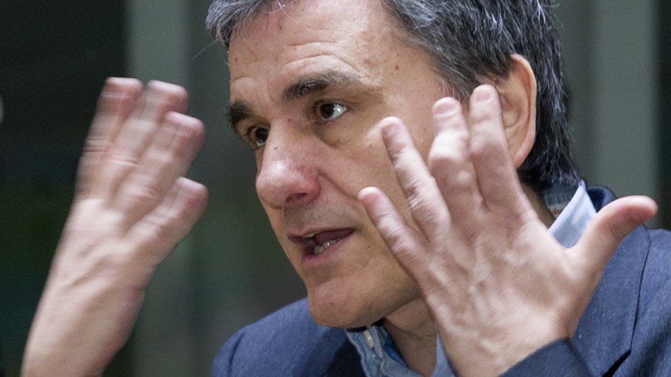 Greek Finance minster Euclid Tsakalotos